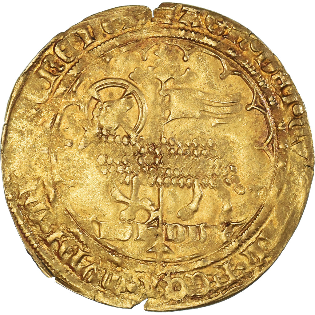 Monnaie, duché de Brabant, Jeanne & Wenceslas, Mouton d'or, Vilvorde, ca. 1357
