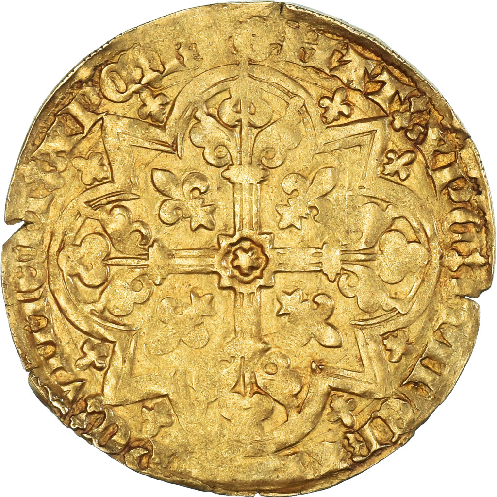 Monnaie, duché de Brabant, Jeanne & Wenceslas, Mouton d'or, Vilvorde, ca. 1357