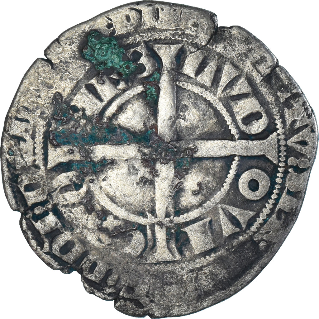 Münze, Frankreich, Flanders, Louis II de Mâle, Gros, 1346-1384, S+, Silber