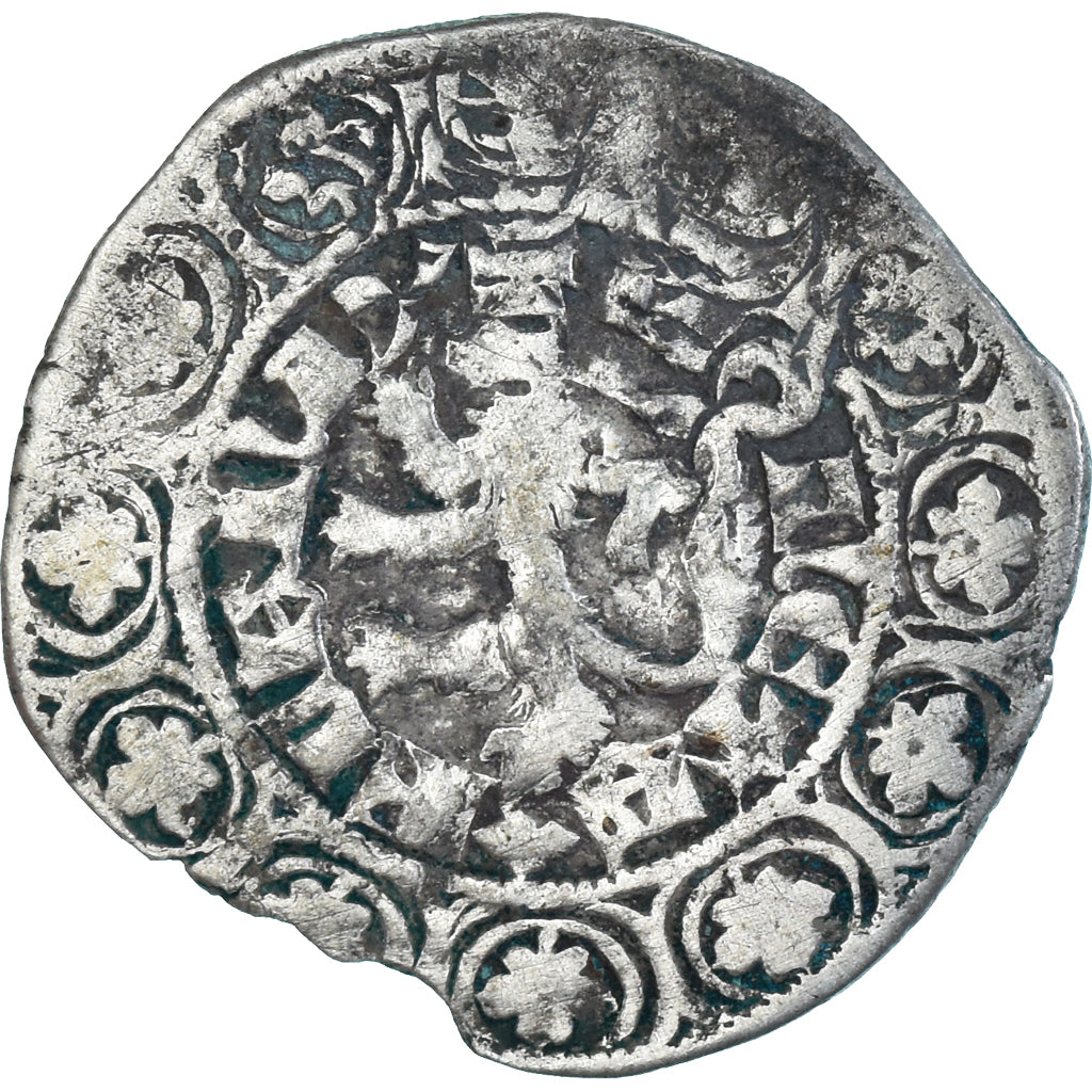 Monnaie, France, Flandre, Louis II de Mâle, Gros, 1346-1384, TB+, Argent