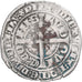 Moneda, Francia, Flanders, Louis II de Mâle, Gros, 1346-1384, BC+, Plata
