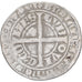 Moneda, Francia, Flanders, Louis II de Mâle, Gros, 1346-1384, BC+, Plata
