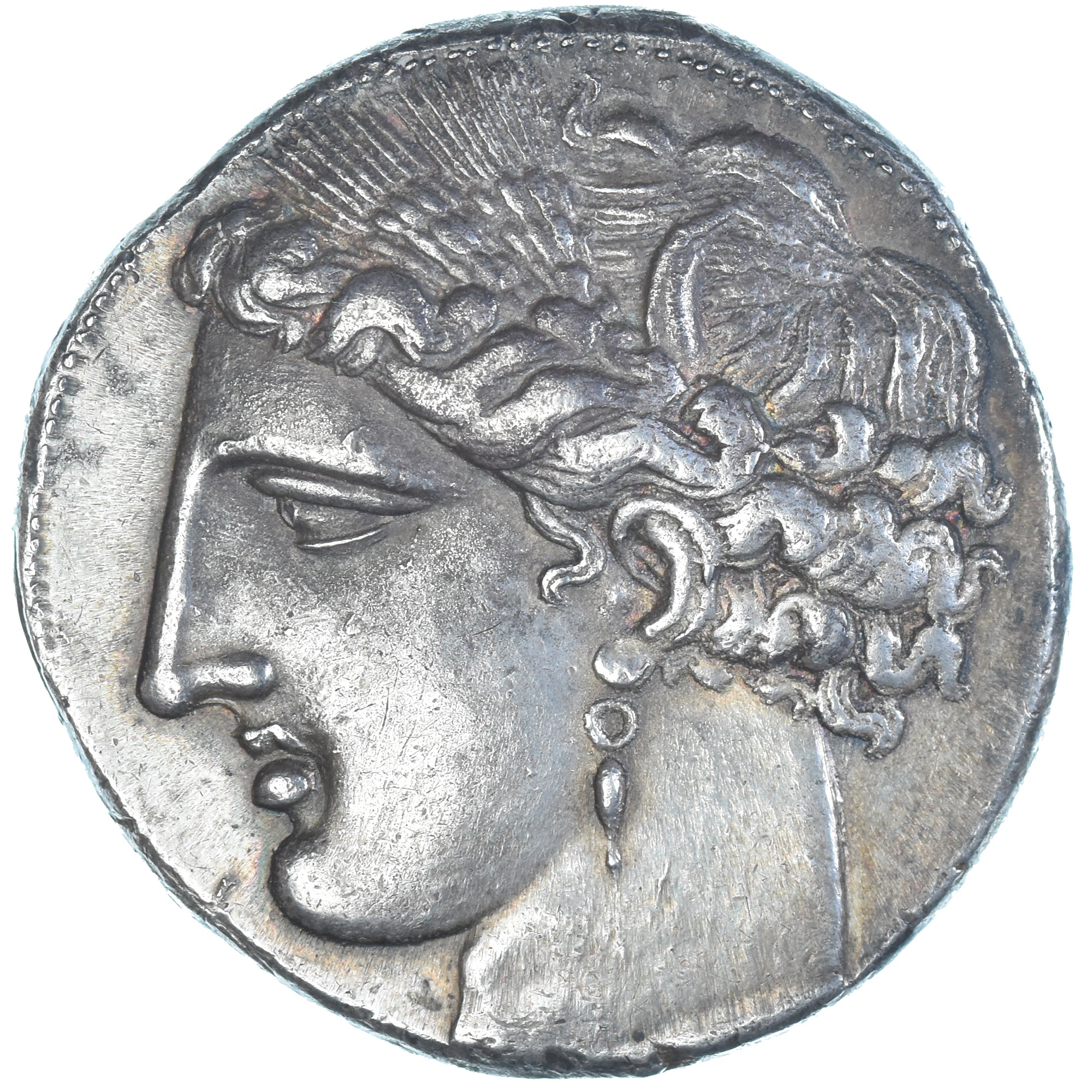 Sicile Carthaginoise, Décadrachme, ca. 260 BC, Atelier Sicilien, Argent, SUP