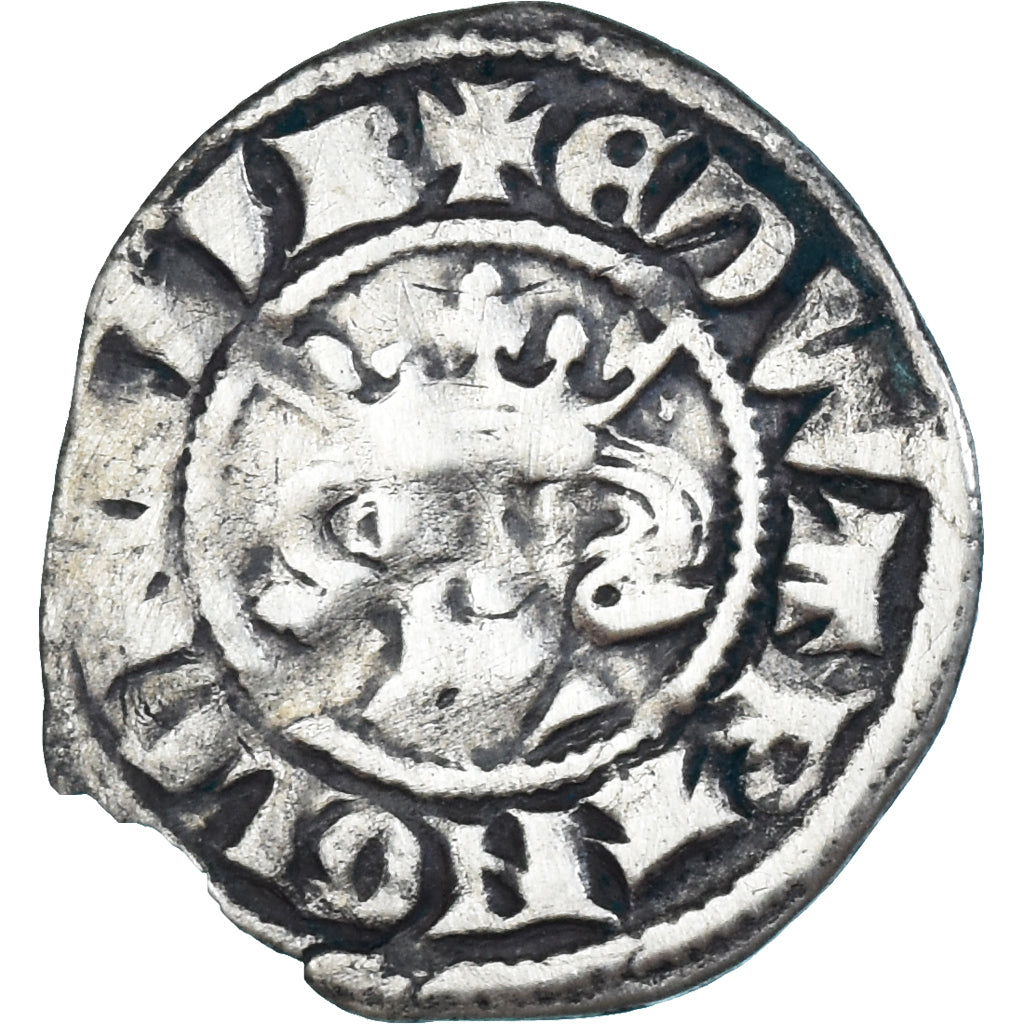 Munten, Groot Bretagne, Edward I, II, III, Penny, London, FR+, Zilver