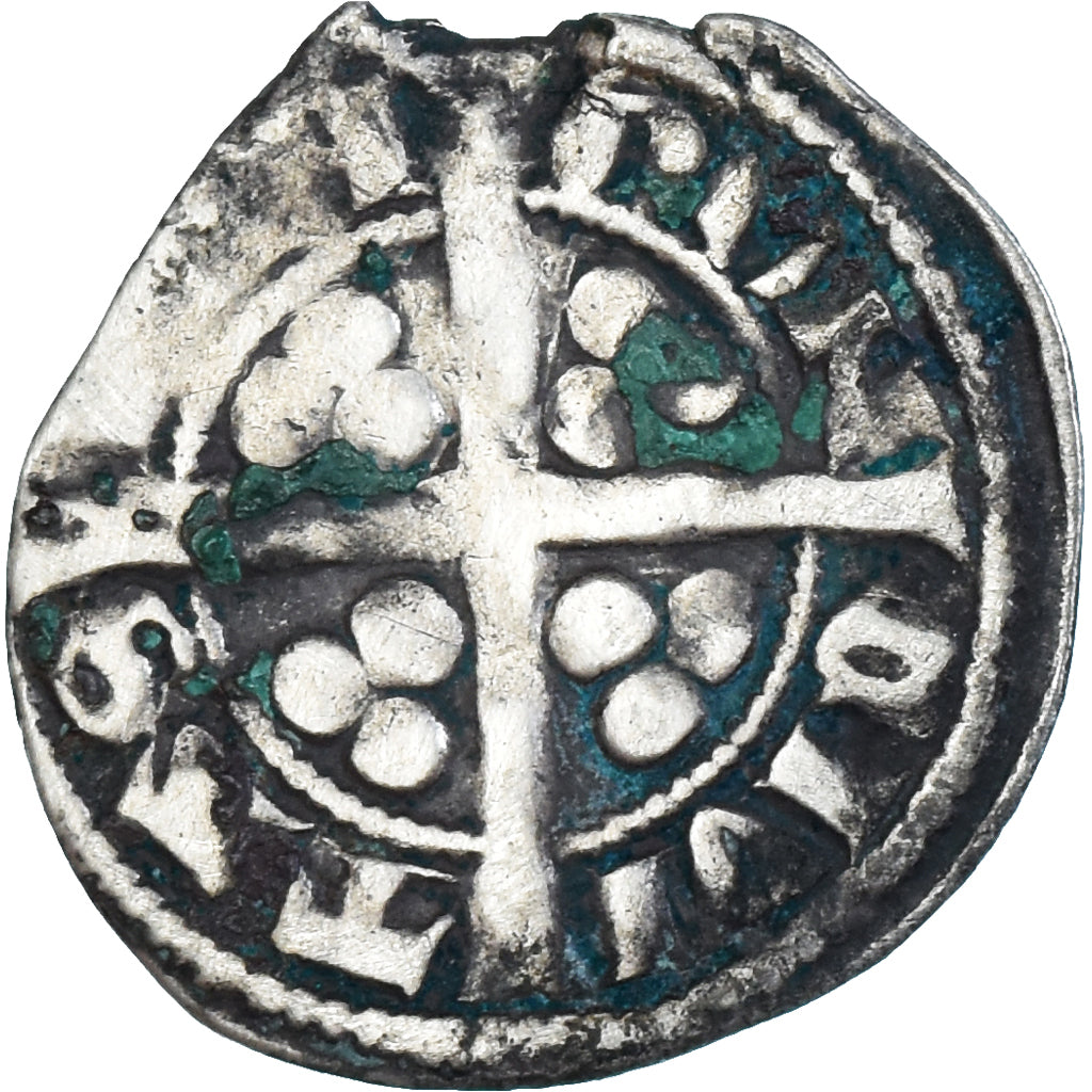 Munten, Groot Bretagne, Edward I, II, III, Penny, London, FR+, Zilver
