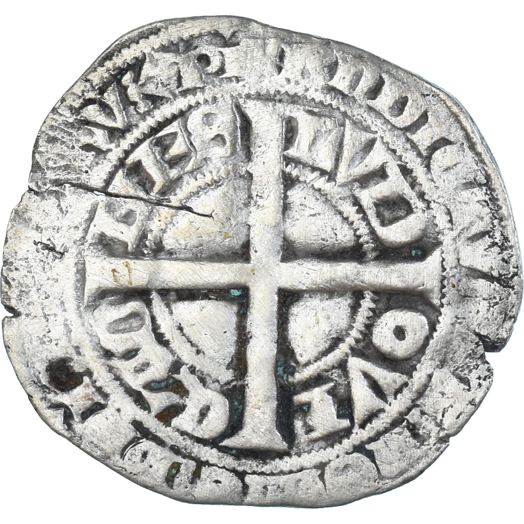 Monnaie, France, Flandre, Louis II de Mâle, Gros, 1346-1384, TB, Argent