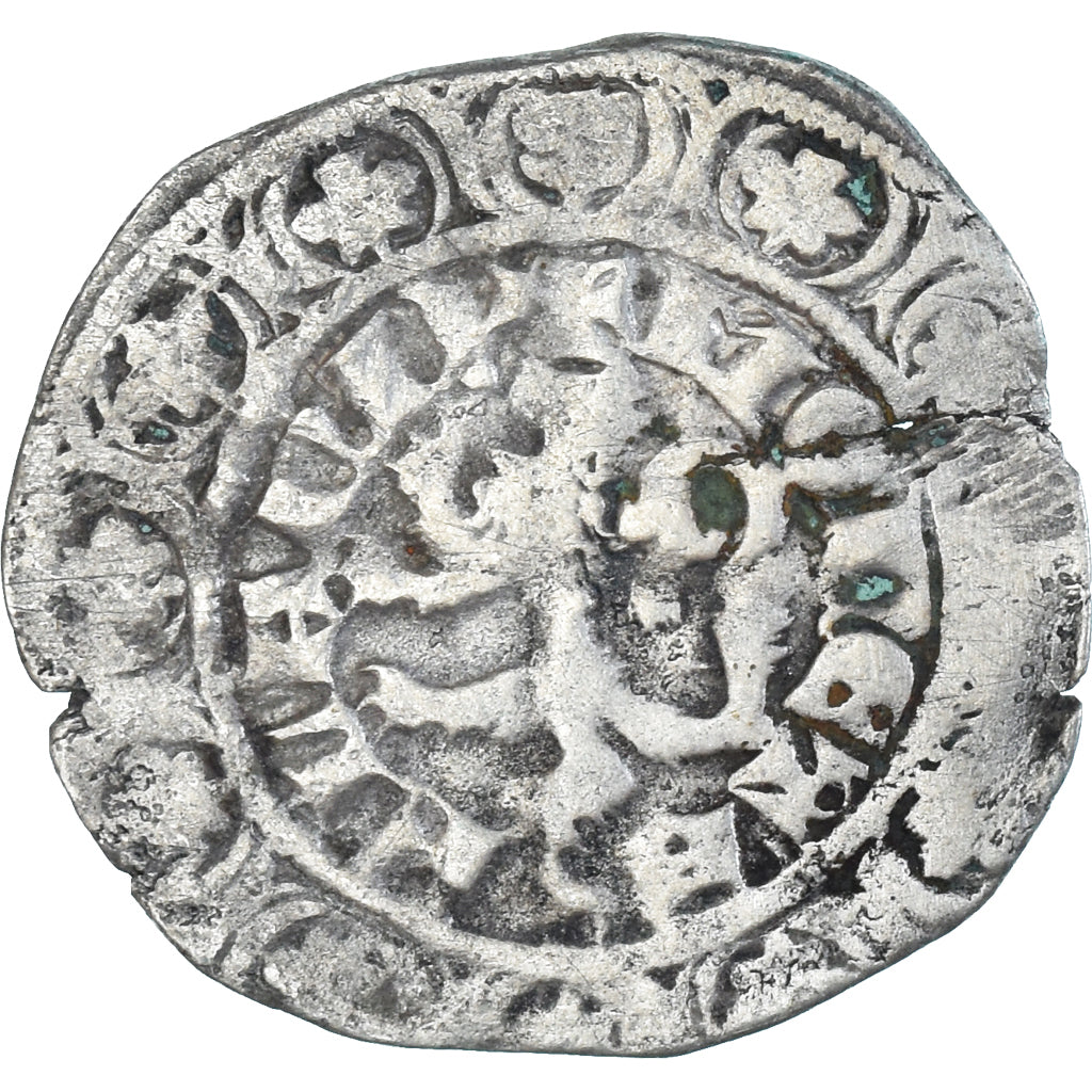 Monnaie, France, Flandre, Louis II de Mâle, Gros, 1346-1384, TB, Argent