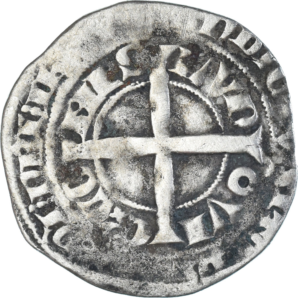 Monnaie, France, Flandre, Louis II de Mâle, Gros, 1346-1384, TB, Argent