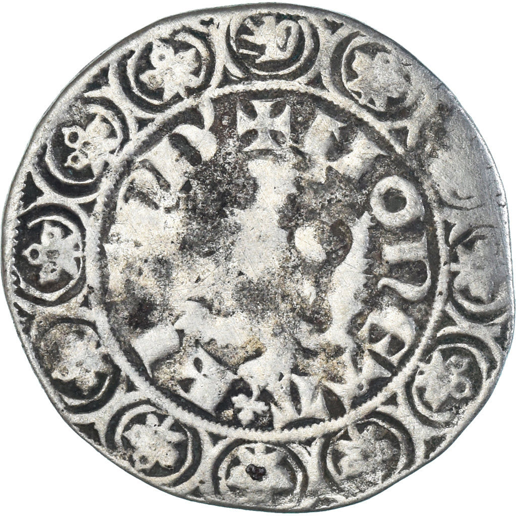 Münze, Frankreich, Flanders, Louis II de Mâle, Gros, 1346-1384, S, Silber