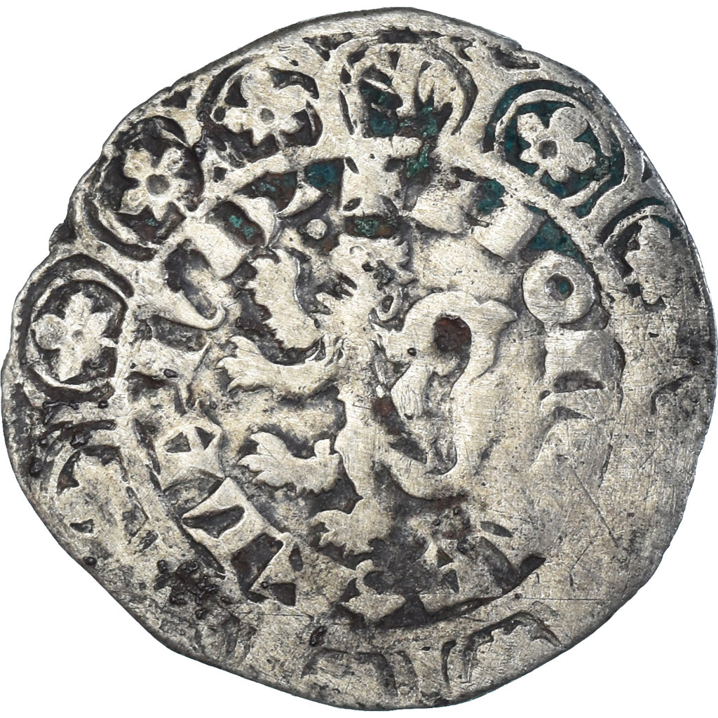 Monnaie, France, Flandre, Louis II de Mâle, Gros, 1346-1384, TB, Argent