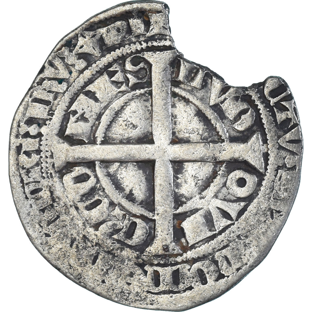 Monnaie, France, Flandre, Louis II de Mâle, Gros, 1346-1384, TB, Argent