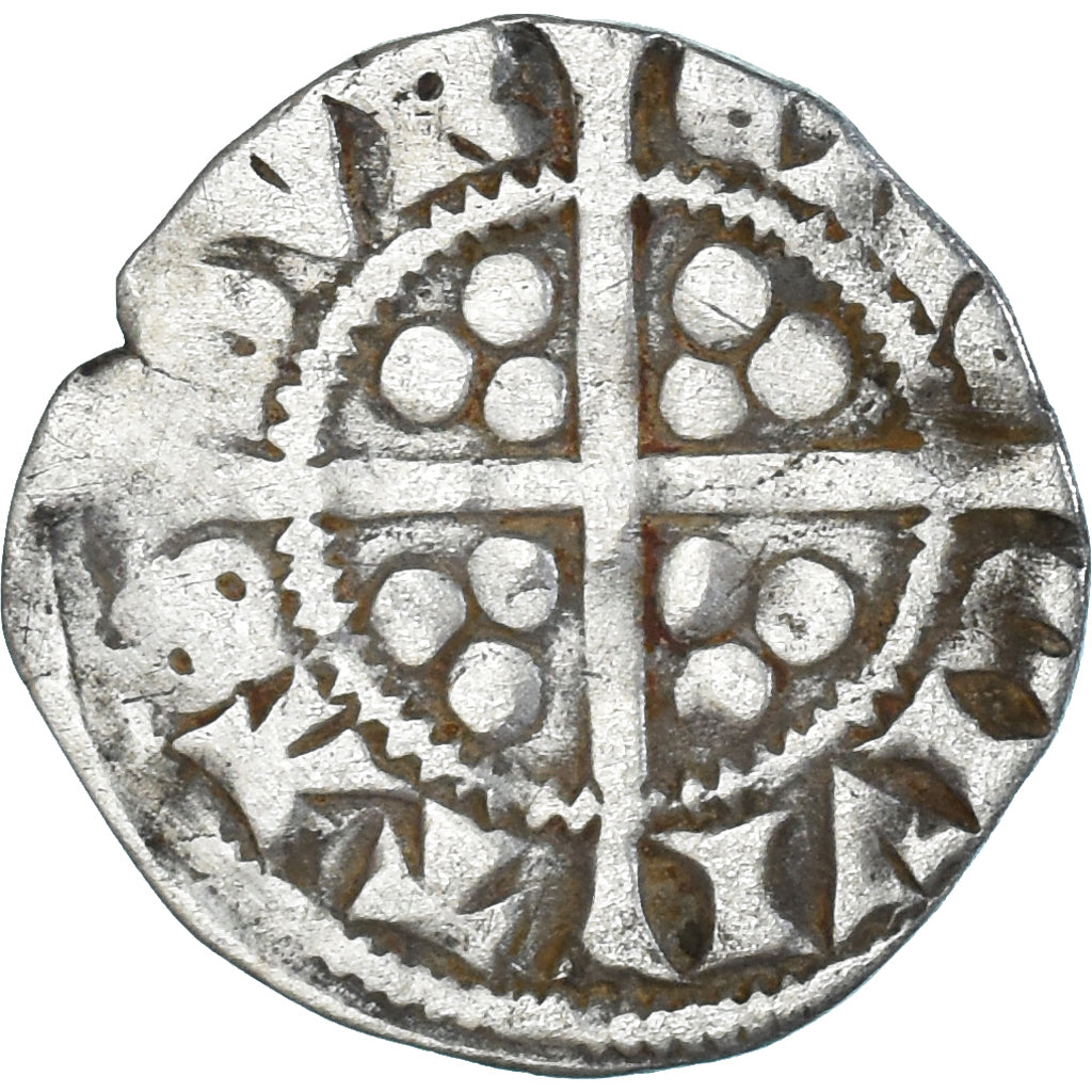 Moneda, Gran Bretaña, Edward I, II, III, Penny, Durham, BC+, Plata
