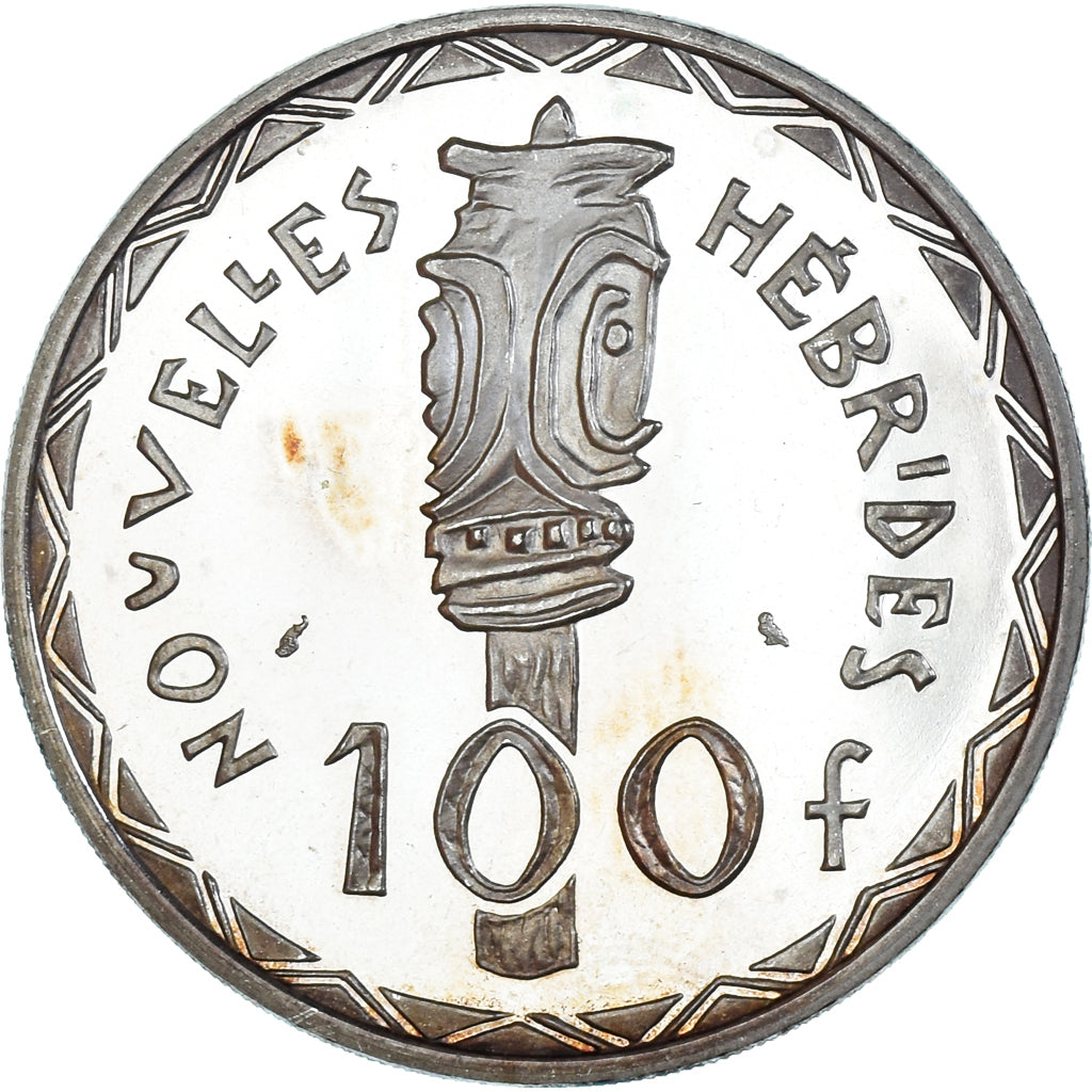 Coin, New Hebrides, 100 Francs, 1966, Monnaie de Paris, ESSAI, MS(60-62)