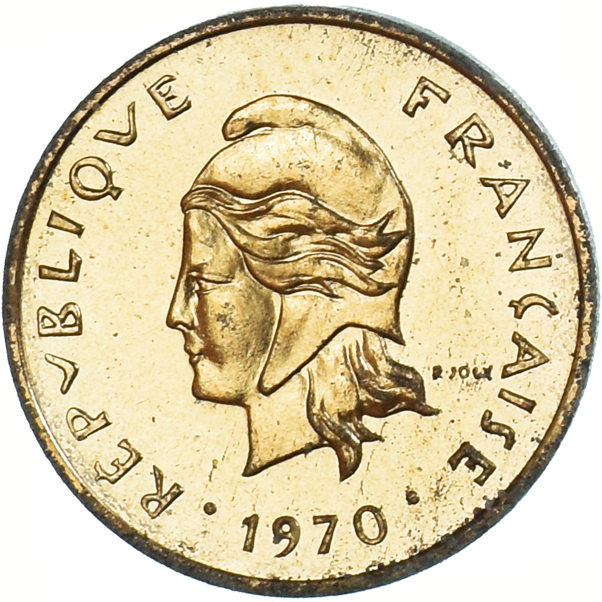 Moneta, Nowe Hebrydy, Franc, 1970, Monnaie de Paris, MS(65-70)