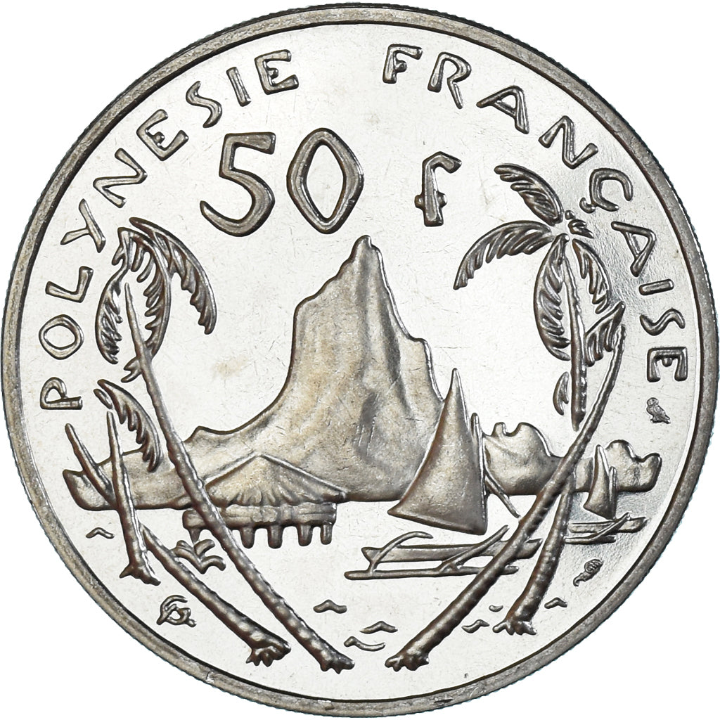 Coin, French Polynesia, 50 Francs, 1967, Monnaie de Paris, ESSAI, MS(65-70)