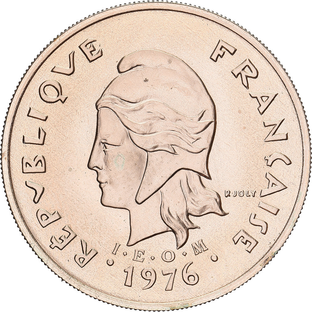 Coin, New Caledonia, 100 Francs, 1976, Monnaie de Paris, ESSAI, MS(65-70)