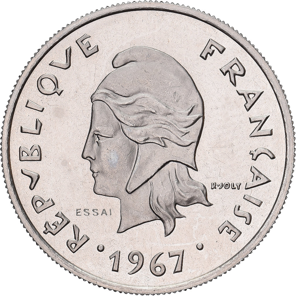Monnaie, Nouvelle-Calédonie, 10 Francs, 1967, Monnaie de Paris, ESSAI, FDC