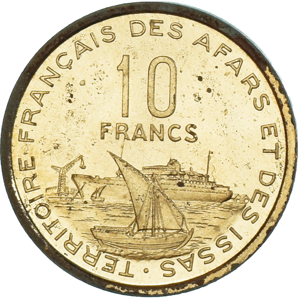 Monnaie, Territoire français des Afars et des Issas, 10 Francs, 1969, MDP, ESSAI