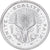 Moneda, Yibuti, Franc, 1977, Monnaie de Paris, ESSAI, FDC, Aluminio, KM:E1