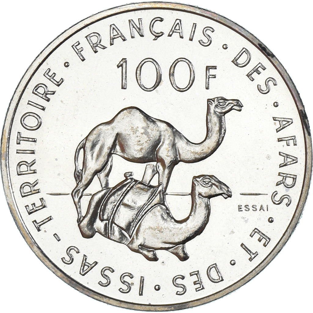 Moeda, TERRITÓRIO FRANCÊS DOS AFARS E ISSAS, 100 Francs, 1970, Monnaie de