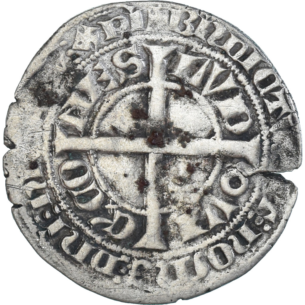 Münze, Frankreich, Flanders, Louis II de Mâle, Gros, 1346-1384, S+, Silber