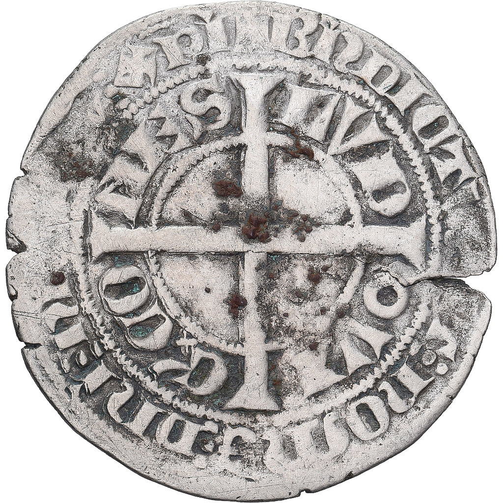 Münze, Frankreich, Flanders, Louis II de Mâle, Gros, 1346-1384, S+, Silber
