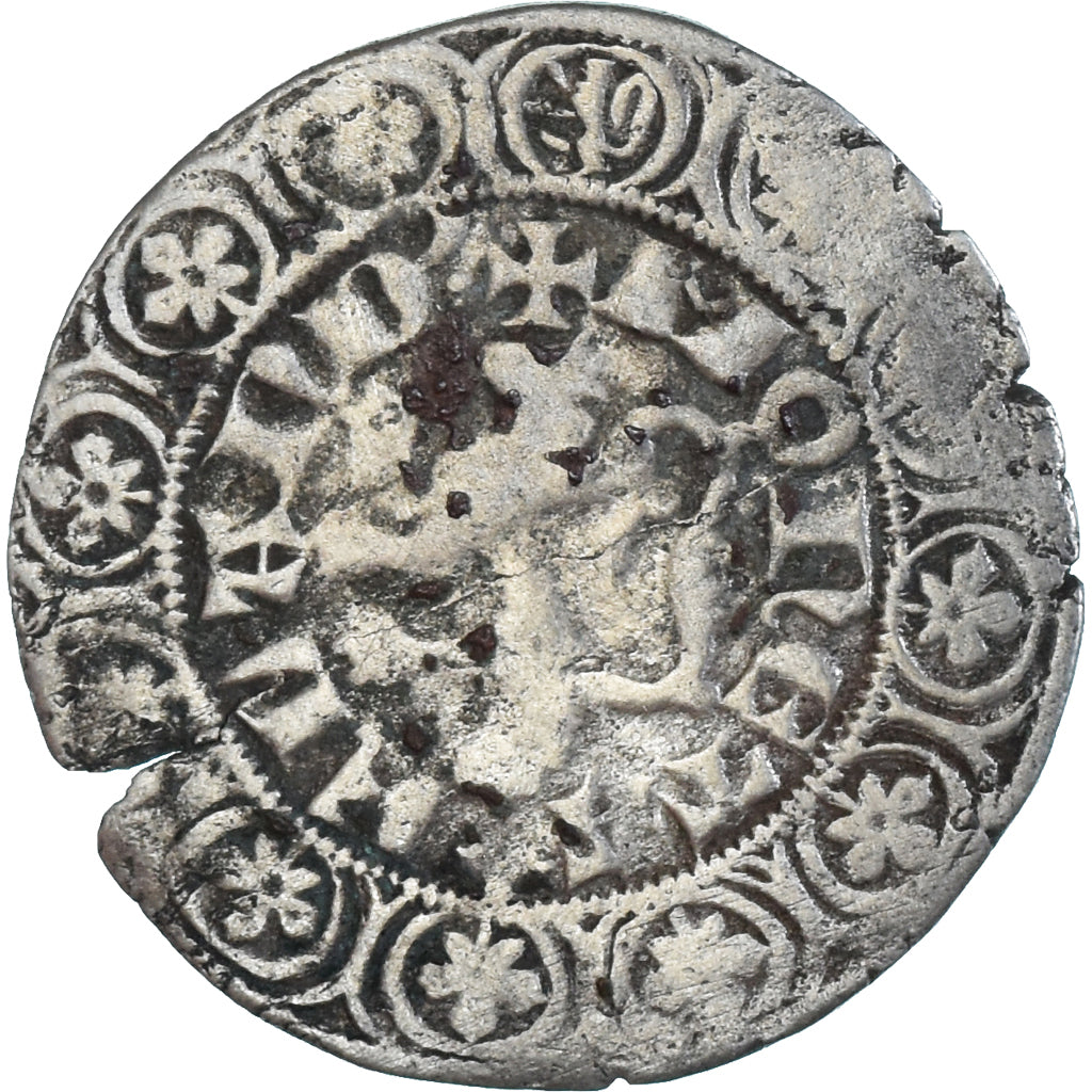 Münze, Frankreich, Flanders, Louis II de Mâle, Gros, 1346-1384, S+, Silber