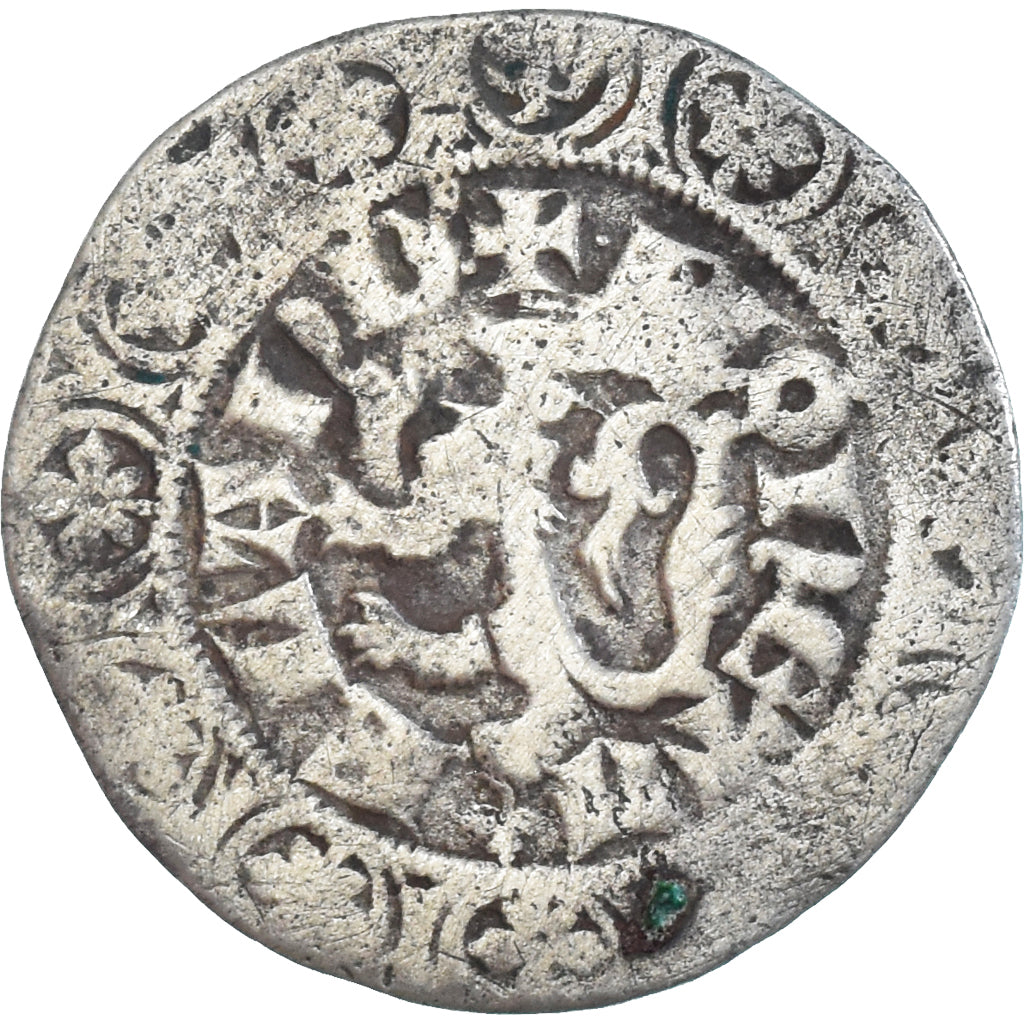 Monnaie, France, Flandre, Louis II de Mâle, Gros, 1346-1384, TB, Argent