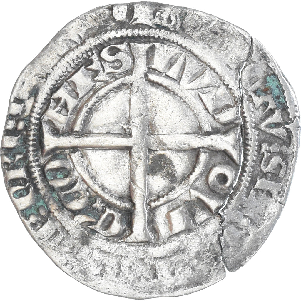 Monnaie, France, Flandre, Louis II de Mâle, Gros, 1346-1384, TB, Argent