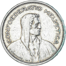 Coin, Switzerland, 5 Francs, 1931, Bern, EF(40-45), Silver, KM:37