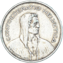 Coin, Switzerland, 5 Francs, 1935, Bern, EF(40-45), Silver, KM:40