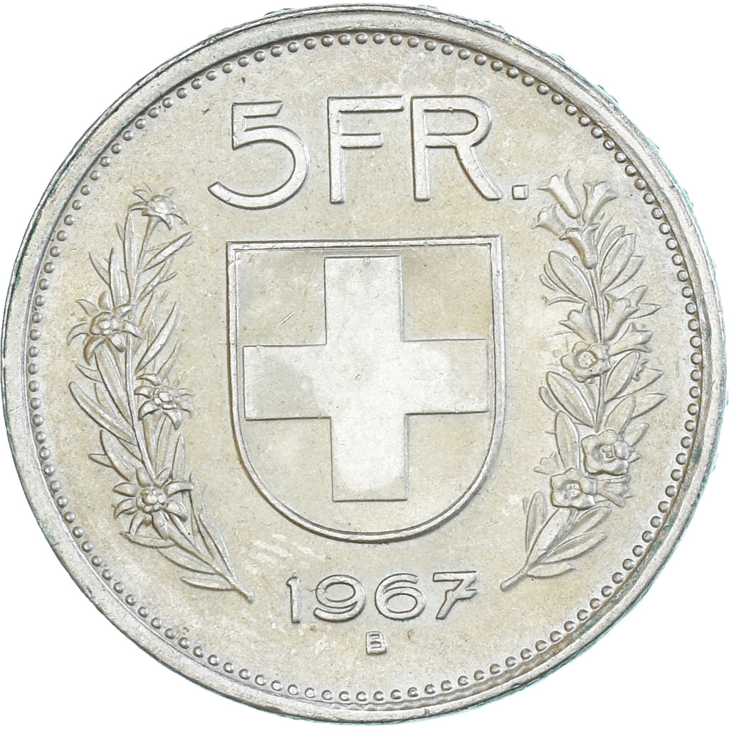 Monnaie, Suisse, 5 Francs, 1967, Bern, TTB+, Argent, KM:40