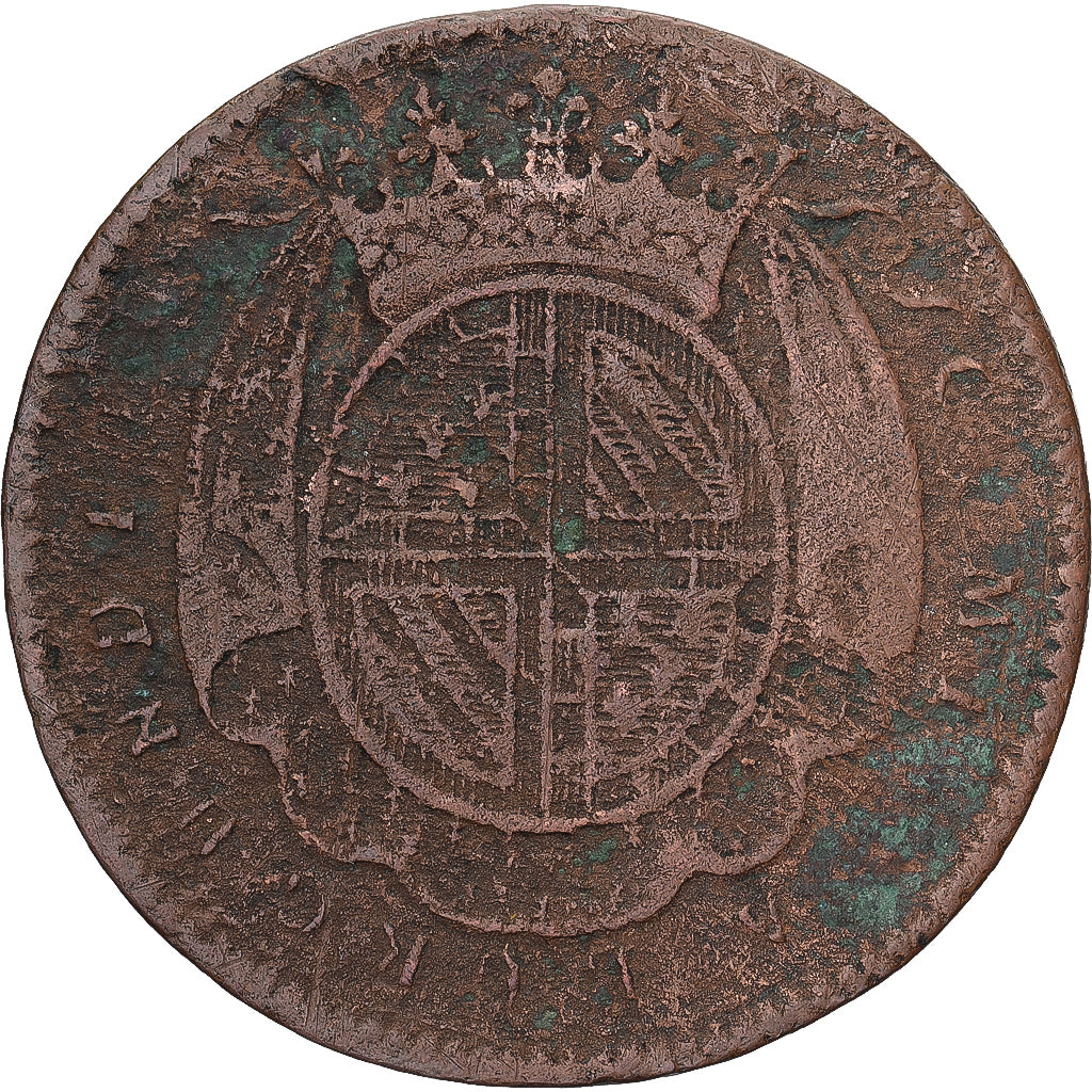 France, Token, Etats de Bourgogne, 1757, VF(20-25), Copper