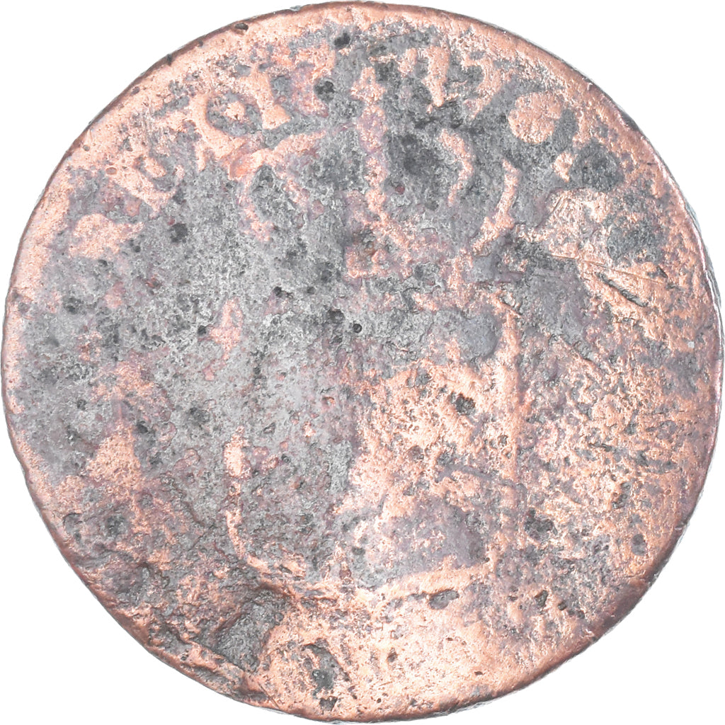 Moeda, França, Louis XVI, Sol, 1787, F(12-15), Cobre, KM:578.16, Gadoury:350