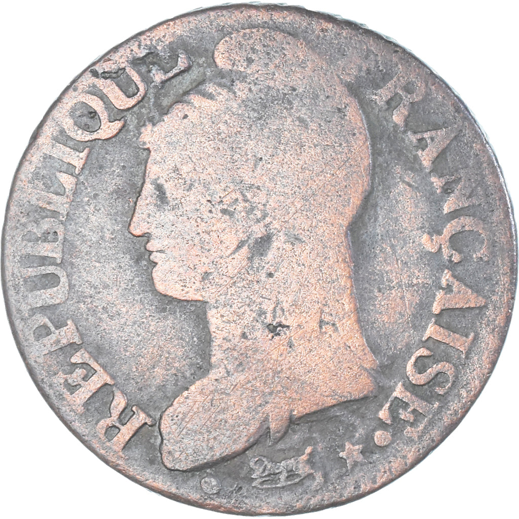 Coin, France, Dupré, 5 Centimes, An 8/6, Strasbourg, VF(20-25), Copper