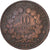 Moneda, Francia, Cérès, 10 Centimes, 1873, Paris, ancre, BC+, Bronce