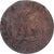 Moneda, Francia, Napoleon III, 5 Centimes, 1854, Strasbourg, BC+, Cobre