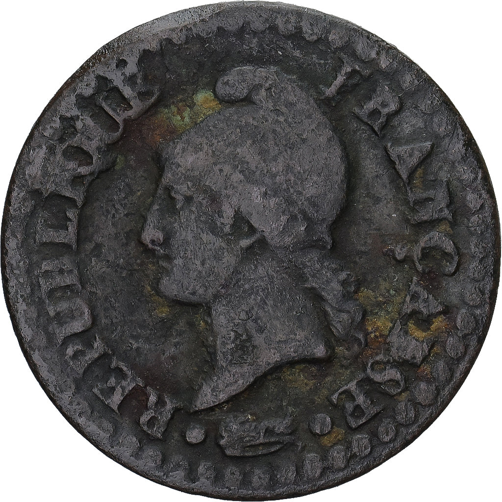 Monnaie, France, Dupré, Centime, AN 7, Paris, TB+, Cuivre, Gadoury:76