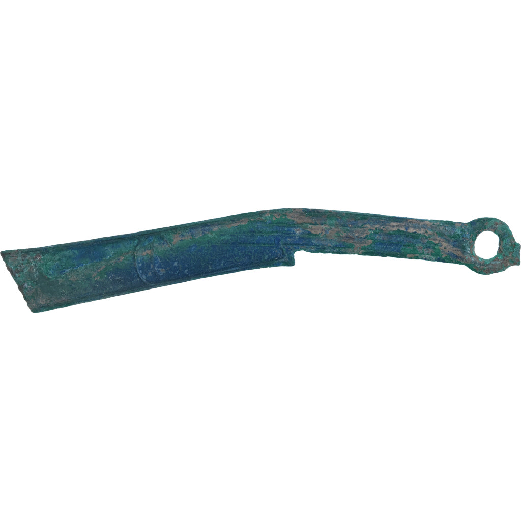 Coin, China, Knife Money, 400-220 BC, Zhou dynasty, VF(30-35), Bronze