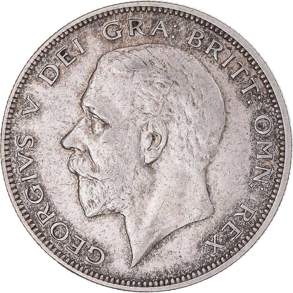 Münze, Großbritannien, George V, 1/2 Crown, 1933, SS, Silber, KM:835