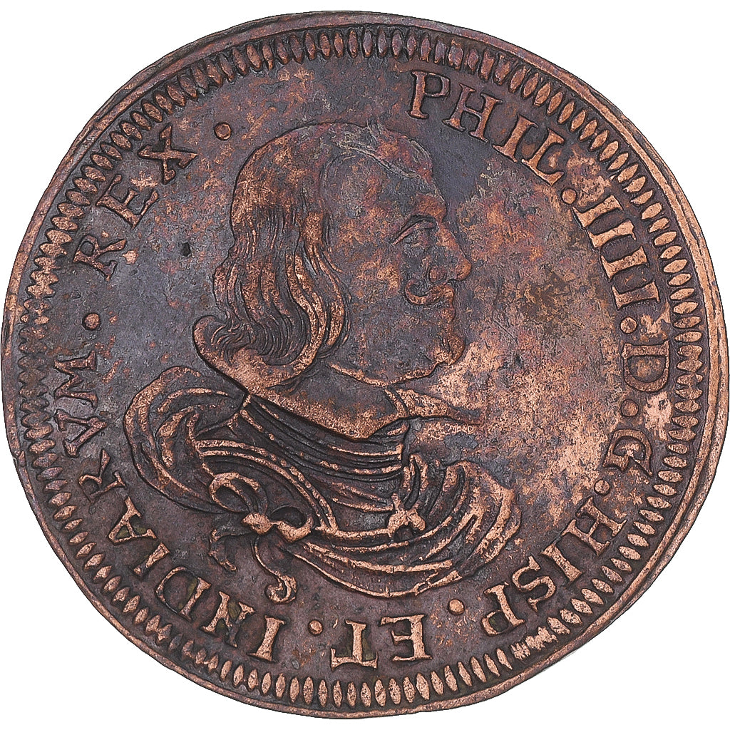 Países Bajos españoles, Rechenpfennig, Philippe IV, MBC, Cobre