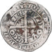 Moneda, Francia, Flanders, Louis II de Mâle, Gros, 1346-1384, BC+, Plata