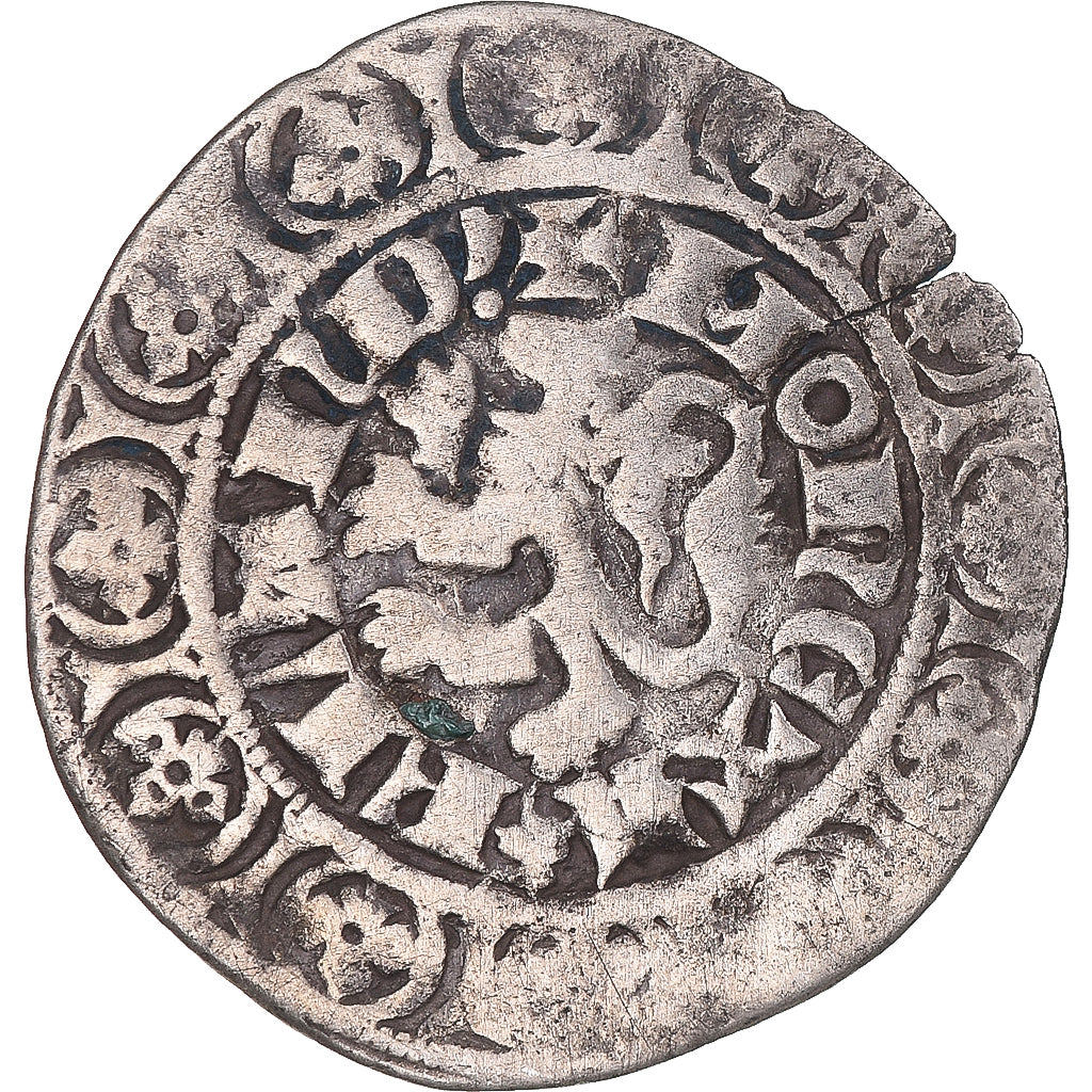 Monnaie, France, Flandre, Louis II de Mâle, Gros, 1346-1384, TB+, Argent