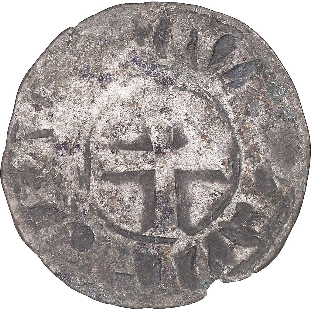Moneta, Francia, Touraine, Denier Tournois, ca. 1150-1200, Saint-Martin de