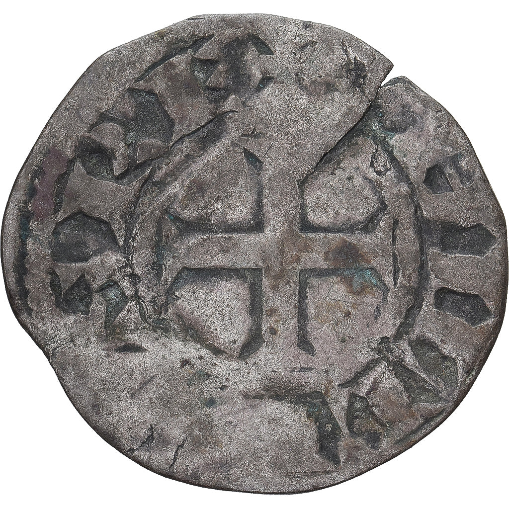 Munten, Frankrijk, Touraine, Denier Tournois, ca. 1150-1200, Saint-Martin de