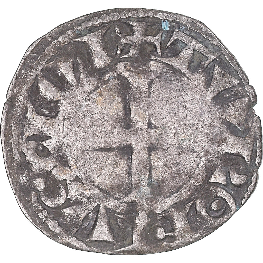 Münze, Frankreich, Touraine, Denier Tournois, ca. 1150-1200, Saint-Martin de