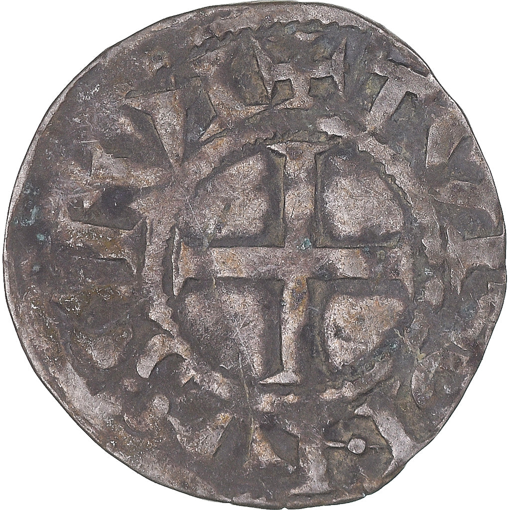 Münze, Frankreich, Touraine, Denier Tournois, ca. 1150-1200, Saint-Martin de