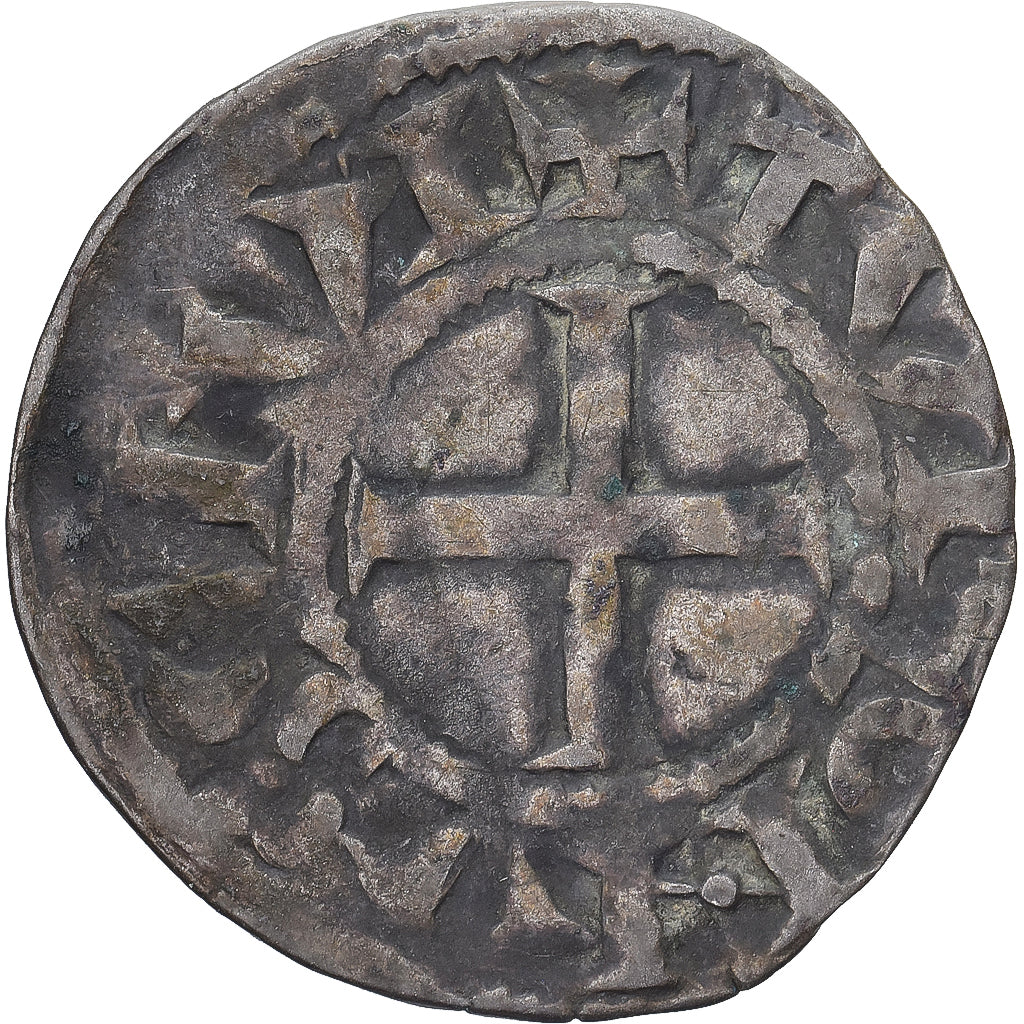 Munten, Frankrijk, Touraine, Denier Tournois, ca. 1150-1200, Saint-Martin de
