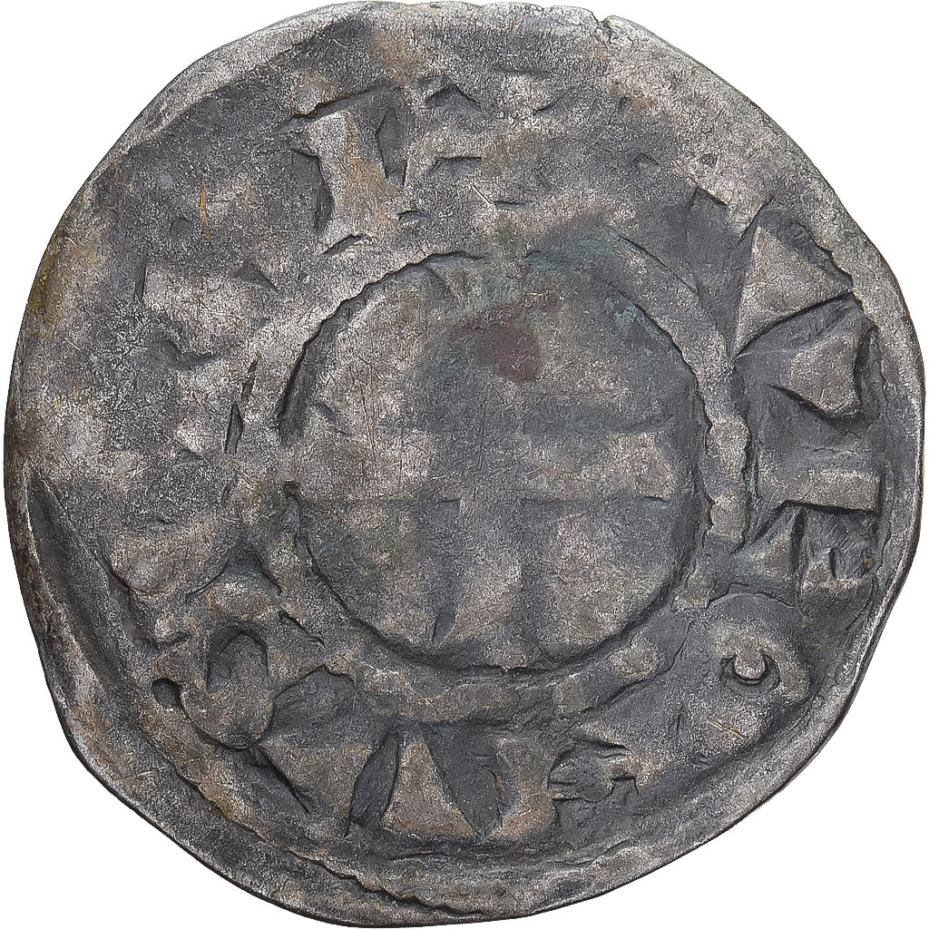 Munten, Frankrijk, Touraine, Denier Tournois, ca. 1150-1200, Saint-Martin de