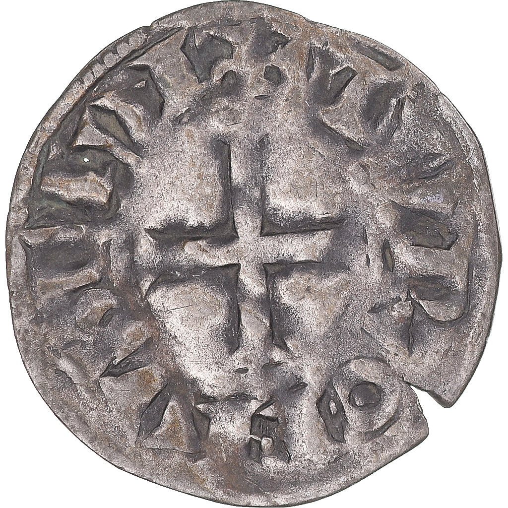 Münze, Frankreich, Touraine, Denier Tournois, ca. 1150-1200, Saint-Martin de